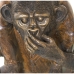 Decorative Figure Alexandra House Living Golden Plastic Monkeys 18 x 21 x 41 cm