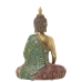 Figura Decorativa Alexandra House Living Vermelho Verde Dourado Plástico Buda 13 x 23 x 30 cm