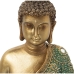 Figura Decorativa Alexandra House Living Vermelho Verde Dourado Plástico Buda 13 x 23 x 30 cm