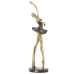 Okrasna Figura Alexandra House Living Zlat Plastika Baletka 15 x 16 x 44 cm