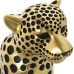 Dekoratyvinė figūrėlė Alexandra House Living Juoda Auksinis Plastmasinis Leopardas 12 x 22 x 27 cm