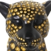 Decoratieve figuren Alexandra House Living Zwart Gouden Plastic Luipaard 33 x 39 x 45 cm