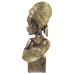 Bust Alexandra House Living Auriu* Plastic Africană 11 x 19 x 41 cm