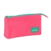 Penar triplu Nait Nait Rosa fluor Roz 22 x 12 x 3 cm