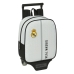 School Rucksack with Wheels Real Madrid C.F. White Grey 22 x 27 x 10 cm