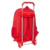 Mochila Escolar com Rodas Atlético Madrid Vermelho 32 x 44 x 16 cm