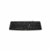 Teclado iggual QWERTY USB Preto Qwerty espanhol