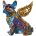 Statua Decorativa Alexandra House Living Multicolore Plastica Cane Ali 23 x 27 x 29 cm