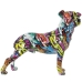 Decoratieve figuren Alexandra House Living Multicolour Plastic Hond 13 x 29 x 26 cm