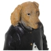 Figurine Décorative Alexandra House Living Noir Plastique Chien Costume 14 x 14 x 31 cm