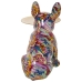 Statua Decorativa Alexandra House Living Multicolore Plastica Cane 22 x 34 x 29 cm Vassoio