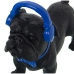 Figura Decorativa Alexandra House Living Azul Preto Plástico Cão Auriculares 11 x 22 x 19 cm