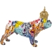 Decoratieve figuren Alexandra House Living Multicolour Plastic Hond Kroon 14 x 29 x 24 cm