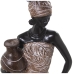 Statua Decorativa Alexandra House Living Marrone Plastica Africana 11 x 14 x 51 cm