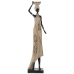 Deko-Figur Alexandra House Living Beige Kunststoff Afrikanerin 15 x 19 x 63 cm