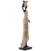 Decoratieve figuren Alexandra House Living Beige Plastic Afrikaanse 15 x 19 x 63 cm