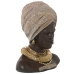 Bust Alexandra House Living Bej Plastic Africană 21 x 29 x 34 cm