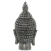 Bust Alexandra House Living Silver Plastic Buddha 19 x 19 x 35 cm