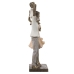 Dekorativ Figur Alexandra House Living Plast Gyllen Familie 10 x 15 x 30 cm