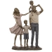 Statua Decorativa Alexandra House Living Plastica Dorato Famiglia 11 x 22 x 28 cm