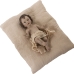 Decoratieve figuren Alexandra House Living Beige Plastic Kindje Jezus 12 x 18 x 26 cm Kussen