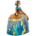 Dekorativ Figur Alexandra House Living Flerfarget Plast Kjole 18 x 13 x 22 cm