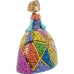 Prydnadsfigur Alexandra House Living Multicolour Plast Klänning 27 x 15 x 28 cm