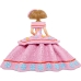 Decoratieve figuren Alexandra House Living Roze Plastic Jurk 25 X 12 X 18 CM