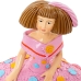 Dekorativ figur Alexandra House Living Pink Plastik Kjole 25 X 12 X 18 CM