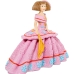 Decoratieve figuren Alexandra House Living Roze Plastic Jurk 25 X 12 X 18 CM