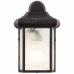 Luz de Parede Brilliant Newport Exterior Preto oxidado E27 60 W