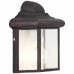 Luz de Parede Brilliant Newport Exterior Preto oxidado E27 60 W