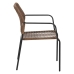 Dining Chair Beige Anthracite 53 x 63 x 78 cm