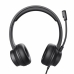 Headphones with Microphone Trust HS-201 Black