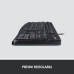 Keyboard Logitech Black QWERTY