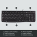 Keyboard Logitech Black QWERTY