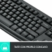 Angol nyelvű Billentyűzet és Vezeték nélküli Egér Logitech 920-004512 Fekete Qwerty olasz