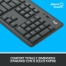 Keyboard Logitech Black QWERTY