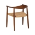 Dining Chair Brown Natural 42,7 x 54,8 x 77,5 cm