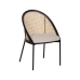 Dining Chair Black Natural 54 x 49 x 82,3 cm