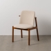 Dining Chair Brown Beige 58 x 58 x 83 cm