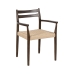 Sedia da Sala da Pranzo Marrone Beige 58 x 49 x 78,5 cm