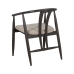 Silla de Comedor Negro Beige 56,5 x 57 x 76 cm