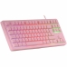 Gaming Keyboard Mars Gaming MK023 Roze