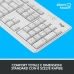 Клавиатура с мишка Logitech MK295 Бял Qwerty Италиански