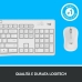 Keyboard and Mouse Logitech MK295 White Qwerty Italian