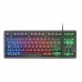 Tangentbord Mars Gaming MK023ES Svart Qwerty Spanska QWERTY