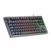 Billentyűzet Mars Gaming MK023ES Fekete Spanyol Qwerty QWERTY