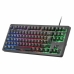 Billentyűzet Mars Gaming MK023ES Fekete Spanyol Qwerty QWERTY