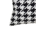 Coussin Blanc Noir 50 x 10 x 30 cm